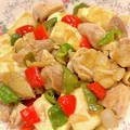 悠LOVE航's cooksnap of when they made 鶏もも肉と木綿豆腐のナッツ無し炒め.