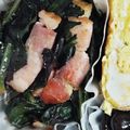 ♪じゅんちこ♪'s cooksnap of when they made 金時草(ハンダマ)とベーコンの炒めもの.