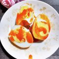 STimeBlues's cooksnap of when they made いつかあなたと♡コチュジャン漬けの味玉.