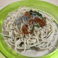papikun's cooksnap of when they made 超簡単5分♪梅しらすのぶっかけうどん.