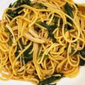 みるきぃ～2's cooksnap of when they made 簡単ほうれん草ときのこのバター醤油パスタ.