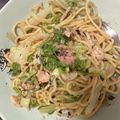 つぐみ♥777's cooksnap of when they made 白菜とツナの和風パスタ.