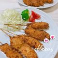 オウジリリノエ's cooksnap of when they made 豚ロースと玉ねぎの串カツ～お弁当に.