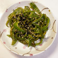ポロプー's cooksnap of when they made ピーマンの塩昆布炒め.