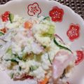 ひっこ's cooksnap of when they made おからしっとりポテトサラダ風.