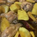 ねねちゃん　　　　's cooksnap of when they made お酢で柔らか★基本の手羽元煮と薩摩芋★卵.