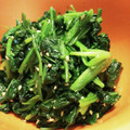 クックE662AA☆'s cooksnap of when they made レンジで簡単♪ほうれん草のナムル.