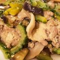 りらずきん's cooksnap of when they made 茄子とゴーヤの味噌炒め.