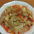 55才のおじさん's cooksnap of when they made ご飯進む！豚とキャベツのコチュジャン炒め.