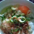 ひんべえ's cooksnap of when they made 卵かけご飯おかか白長ねぎ究極絶品アレンジ.