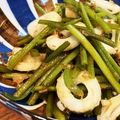 まっさまさママ's cooksnap of when they made サツマイモの茎で作る醤油炒め.