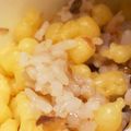 MULA's cooksnap of when they made 安上がり☆おかか揚げ玉ごはん.