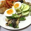 フジぽん's cooksnap of when they made オクラとヒラタケのゴマあえ.