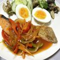 フジぽん's cooksnap of when they made 野菜たっぷり♪鮭の甘酢あんかけ.