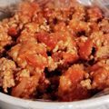ayakyan's cooksnap of when they made 肉々しい*°ミートソース ボロネーゼ.