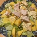 さすらい's cooksnap of when they made 鶏ハム サラダ 簡単 QC 柿 サラダ.