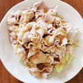 麻's cooksnap of when they made 豚しゃぶとキャベツのゴマだれ.