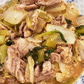 ミアンミアン's cooksnap of when they made 調理師さんの小松菜と豚肉のゴマ味噌炒め.