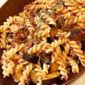 あい♪らんど's cooksnap of when they made ナスと豚挽き肉のペンネアラビアータ.