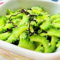 U☆kaoru's cooksnap of when they made ゴーヤ塩昆布和え.