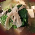 ベティ３'s cooksnap of when they made 具材楽しむお味噌汁☆豆腐/舞茸/青梗菜.