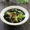 まろんかふぇ's cooksnap of when they made *小松菜とカニカマの辛し醤油和え*.
