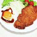 ぱふ♪'s cooksnap of when they made 目玉焼きにお好みソース♫.