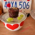 カバゴン's cooksnap of when they made プレゼントに★マフィン型でザッハトルテ♡.