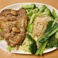 さすらい's cooksnap of when they made ごはんが進む♪小松菜と鶏もも肉の炒めもの.