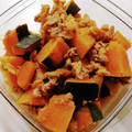 Mick's cooksnap of when they made 簡単！かぼちゃのそぼろ煮.
