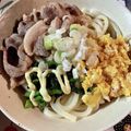 サヤミン料理研究所♡'s cooksnap of when they made 冷凍うどんで！簡単★うまうま香味豚うどん.