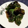 T❀mo's cooksnap of when they made 魚焼きグリルで☆ピーマンの丸焼き.