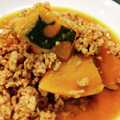 まみお✳'s cooksnap of when they made 生姜香る豚ひき肉とかぼちゃの煮物.