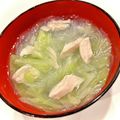 悠LOVE航's cooksnap of when they made キャベツとササミの食べるスープ.