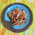mmameco's cooksnap of when they made 【節約簡単】大根の皮と人参の皮きんぴら.