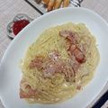 くーみーにゃん's cooksnap of when they made 超簡単♪濃厚♡カルボナーラ.