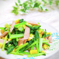 Satoco❋'s cooksnap of when they made 簡単＊小松菜と魚肉ソーセージのバター炒め.