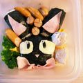 れいてゃんママ's cooksnap of when they made 魔女の宅急便 ジジのキャラ弁☆.