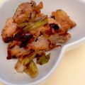 ぴあのちゃん95's cooksnap of when they made 簡単ヘルシー♪鶏モモとネギのポン酢炒め.