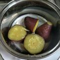 マーブルうさこ358's cooksnap of when they made 簡単ふた蒸し♡しっとりさつま芋(焼き芋).