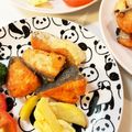 みなとのまんま's cooksnap of when they made 米粉ムニエル＊魚の切り身でペペロンチーノ.