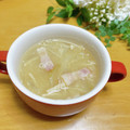 ルパンのかあさん☆彡's cooksnap of when they made 簡単♪えのきとたまねぎとベーコンのみそ汁.