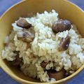 omiso's cooksnap of when they made 【簡単】一年中食べられる栗ご飯.