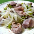 おらんでう～たん's cooksnap of when they made 砂ずりの塩漬け☆さっさと炒め.