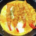 roll21's cooksnap of when they made エビフライの卵とじ丼(鎌倉丼)☆.