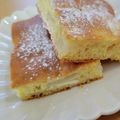 ゆvia☆'s cooksnap of when they made 型不要！ＨＭで超簡単☆梨の天板ケーキ♪.