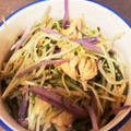 さちaro's cooksnap of when they made 作り置き★むね肉と水菜のわさび醤油和え★.