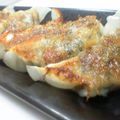 こぶたちゃんブヒ's cooksnap of when they made ゴーヤの餃子◆大葉にんにく醤油味.