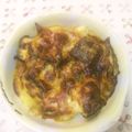 のりぞ～♪'s cooksnap of when they made ミートソースを使った簡単ポテトグラタン.