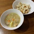 まめ郎's cooksnap of when they made 簡単！レンジで手作りクルトン♪.